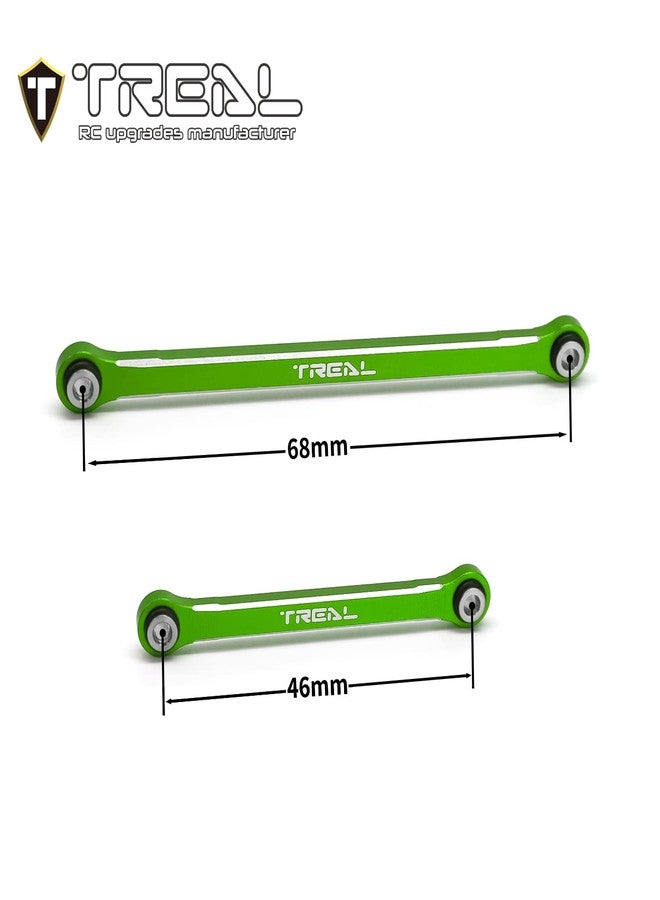 TREAL Aluminum 7075 Upper Links Set (4pcs) Upper Chassis 4-Links Upgrades Compatible with 1/18 Scale TRX4M (Green) - Image 2